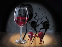 Godard Wine Art Godard Wine Art Shadows of Passion (G)